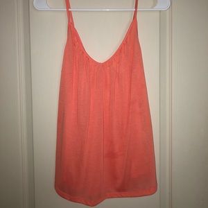 h&m peach tank top